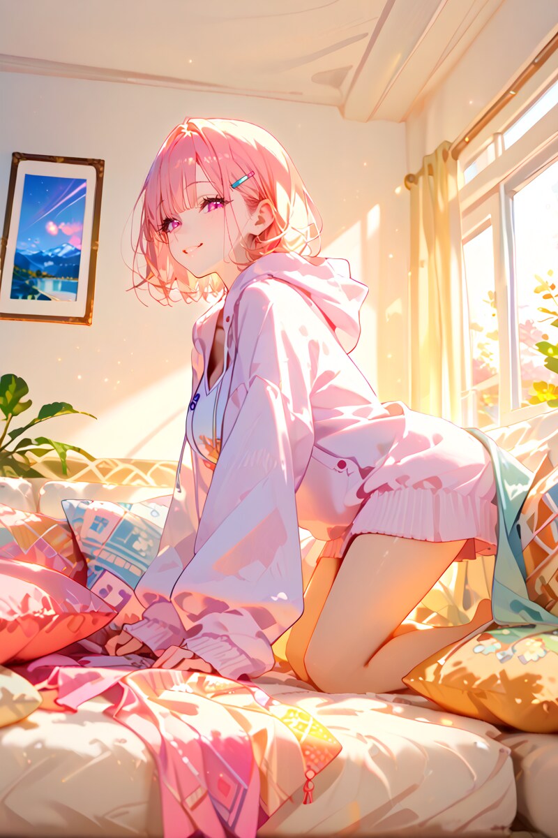 パーカーの休日 | の人気AIイラスト・グラビア