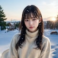 雪ポートレート 4/8 3枚目