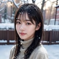 雪ポートレート 4/8 2枚目