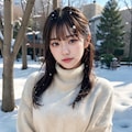雪ポートレート 4/8 9枚目