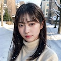 雪ポートレート 4/8 10枚目