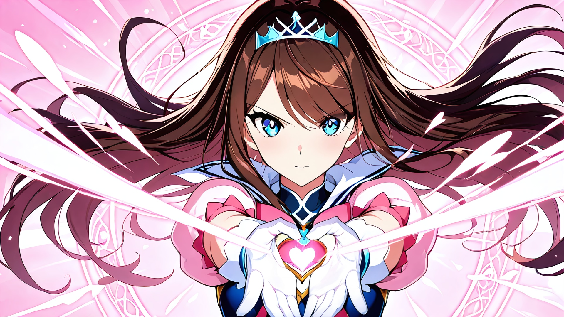ラブラブ💖ビームを放つ 魔法少女あやかちゃん！？