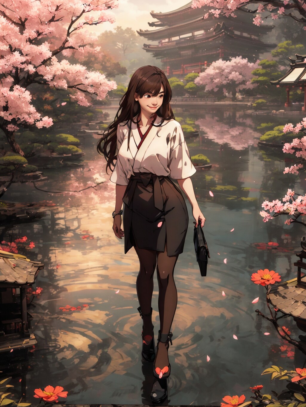 庭園 | の人気AIイラスト・グラビア