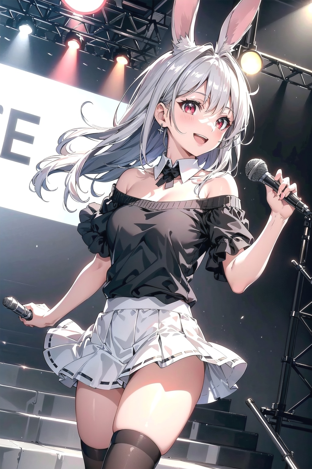 スーパーアイドルは理想のヒロインなのです🎤🐰🎶 | の人気AIイラスト・グラビア