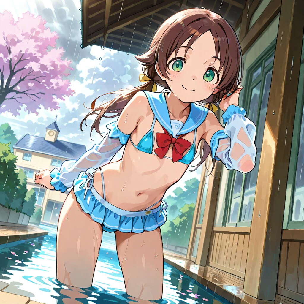 雨から始まる新学期①