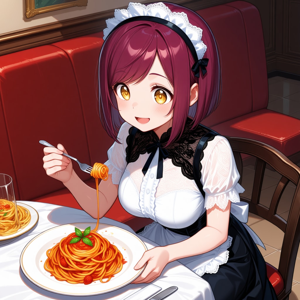 こんにちは（挨拶メイドの芽衣ちゃん）