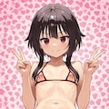 いろんなキャラのがに股ダブルピース💕 Part2 4枚目