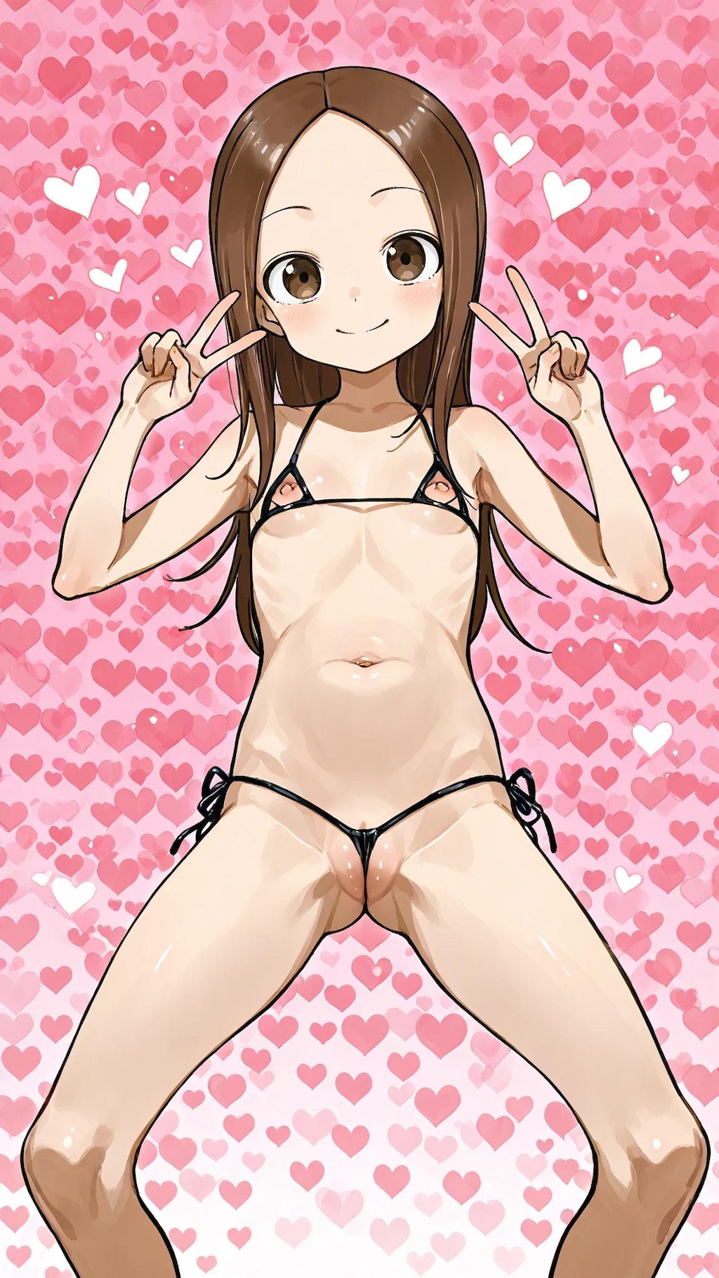 いろんなキャラのがに股ダブルピース💕 Part2