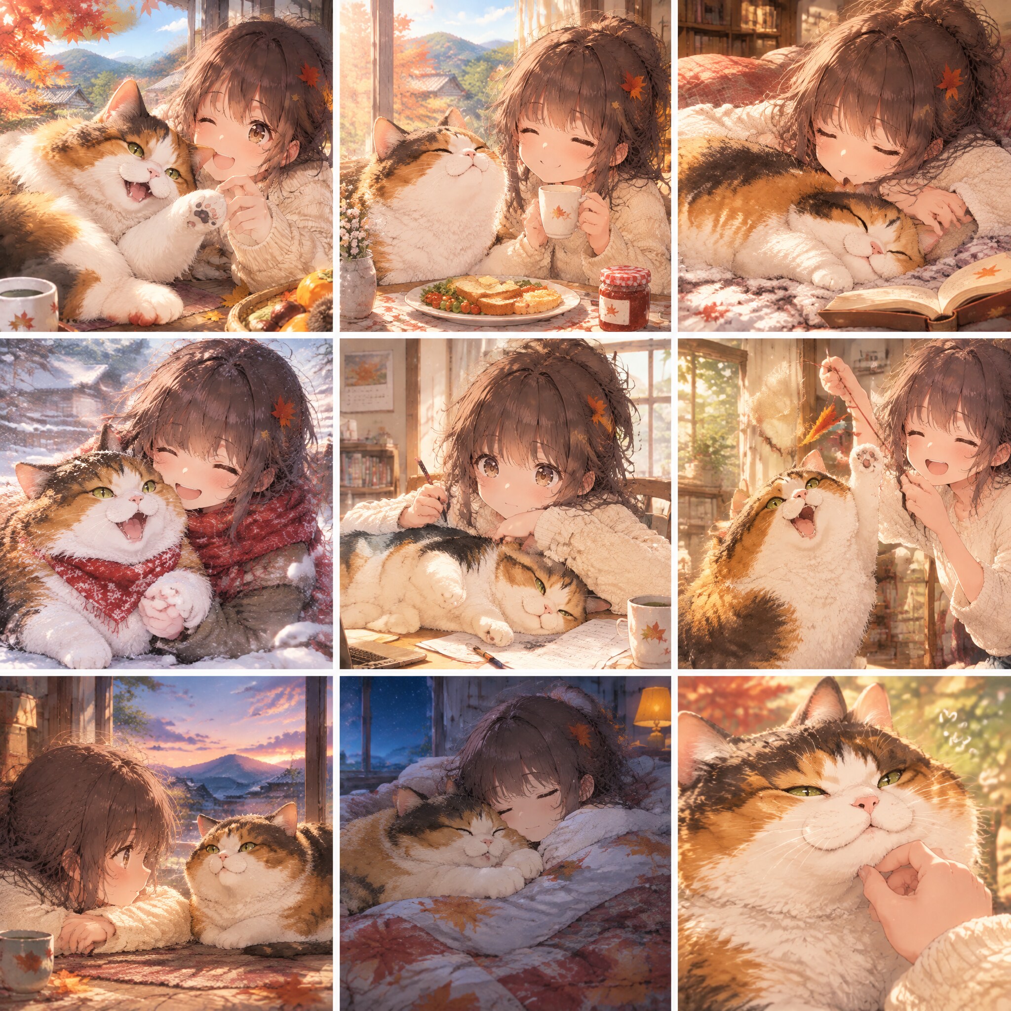 三毛殿との思い出（７）三毛殿　GPTimages2.5 | の人気AIイラスト・グラビア