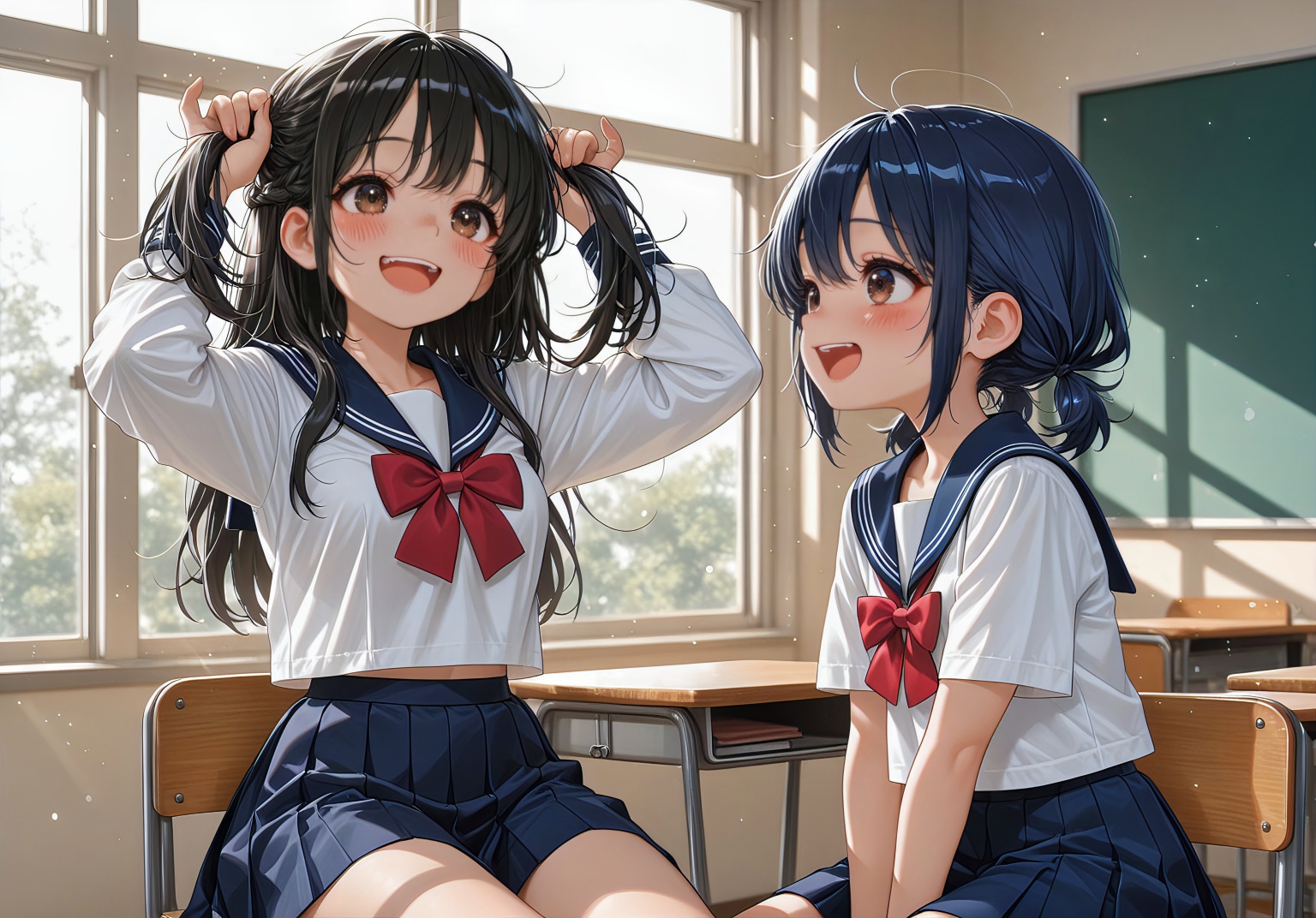 咲夜、ツインテールに挑戦中 | の人気AIイラスト・グラビア