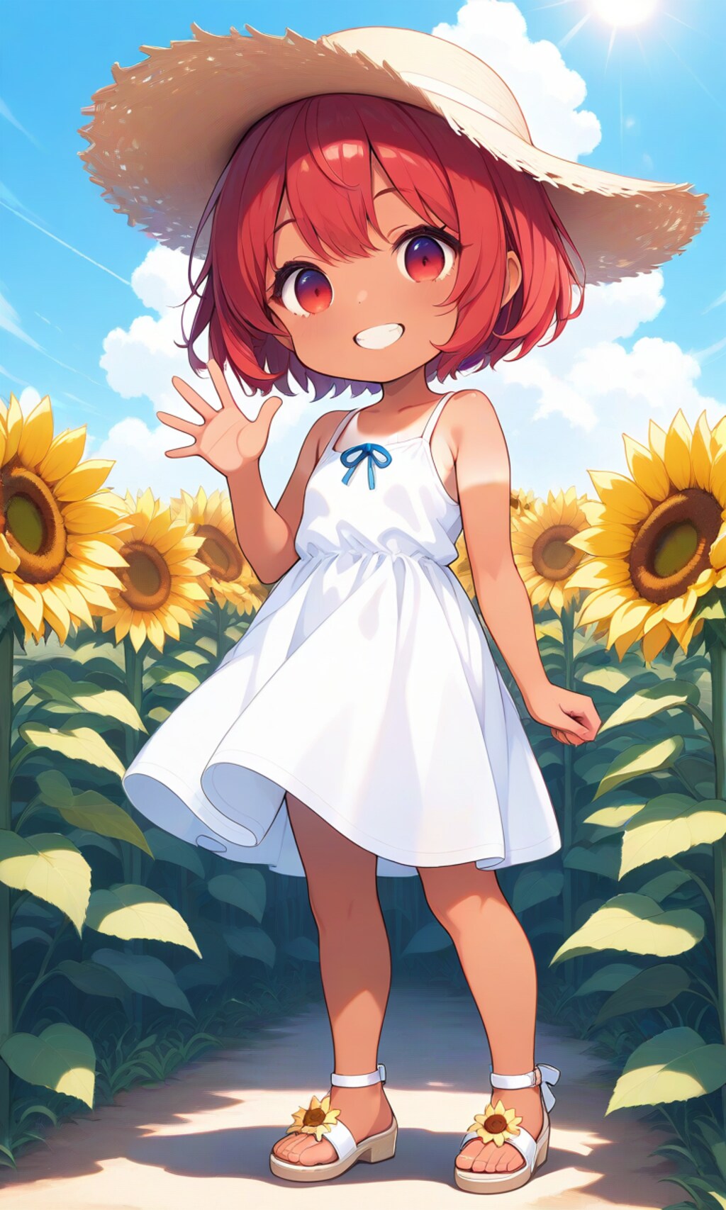 ウチの娘カレンダー８月