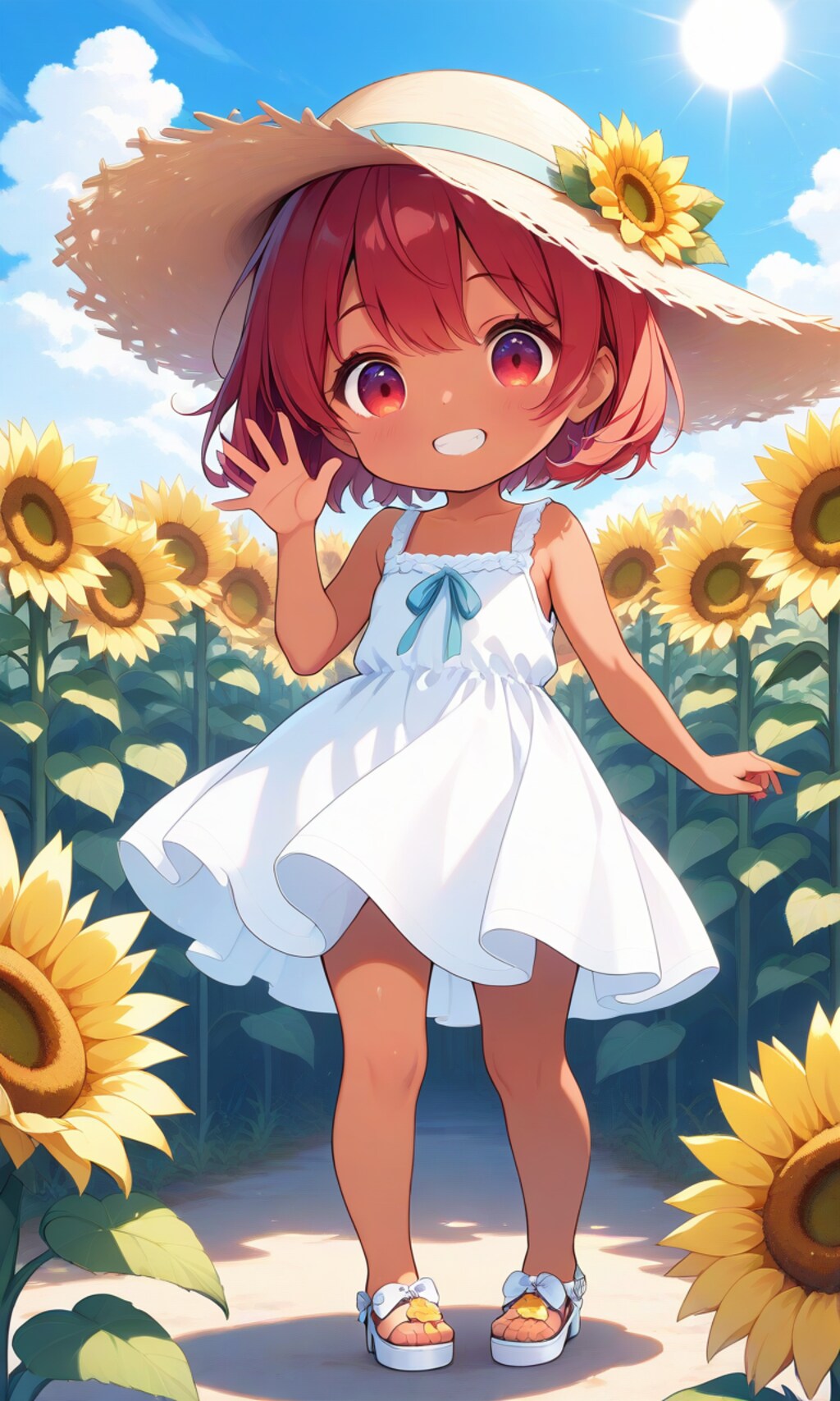 ウチの娘カレンダー８月