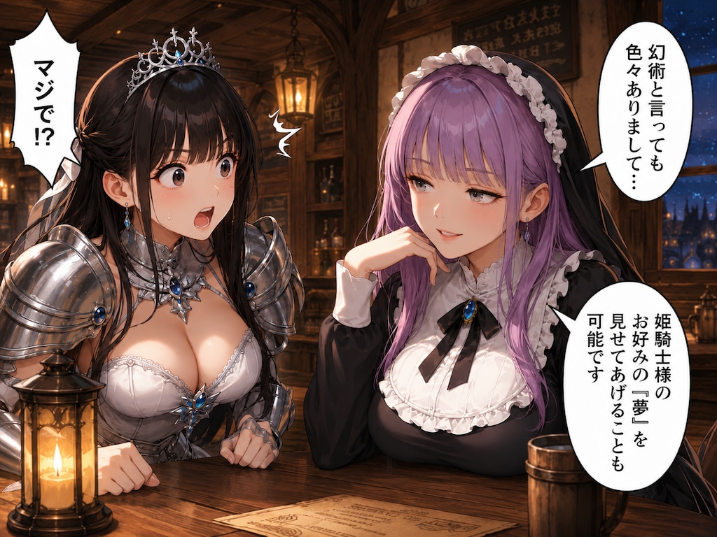 姫騎士と共鳴の魔法