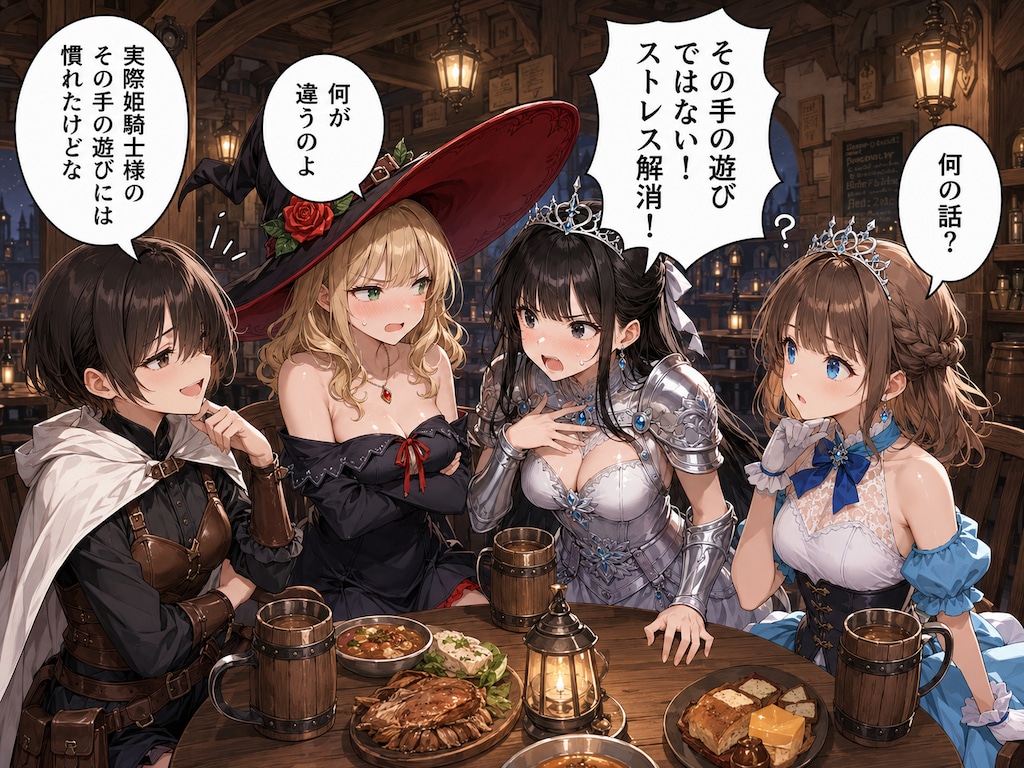 姫騎士と共鳴の魔法
