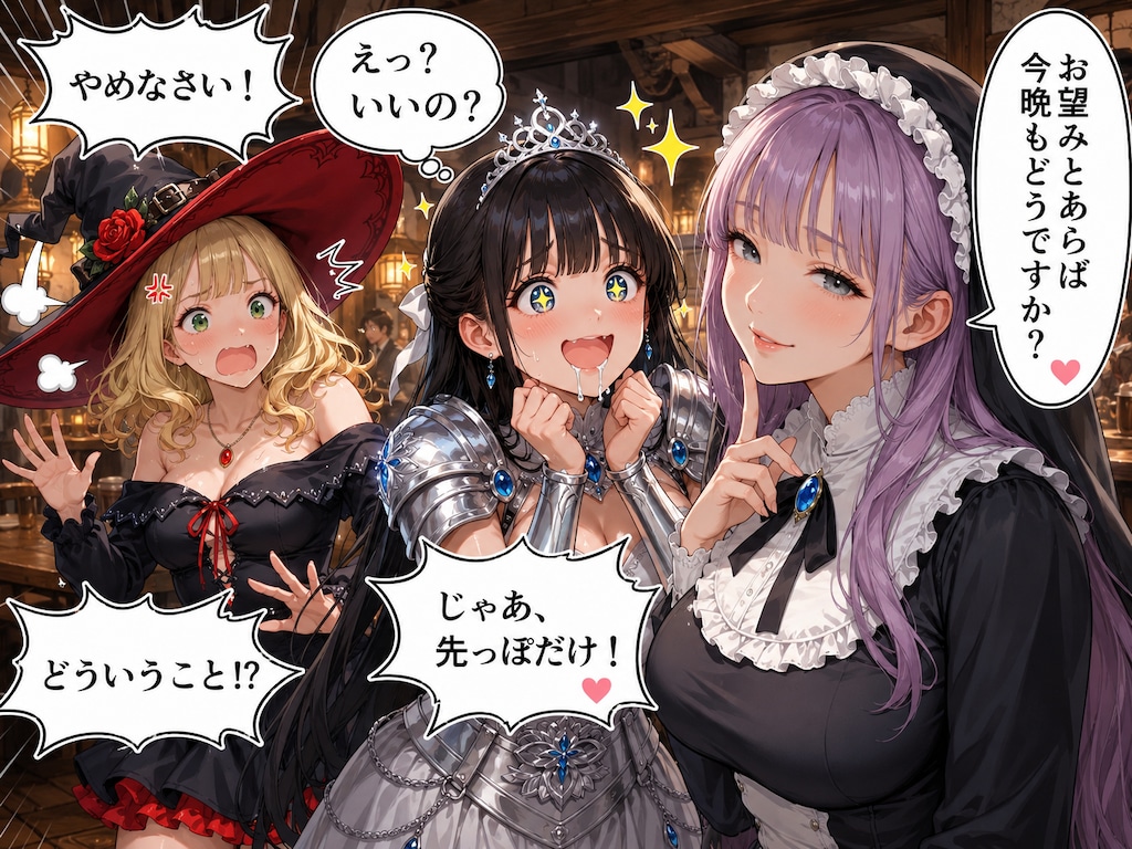 姫騎士と共鳴の魔法