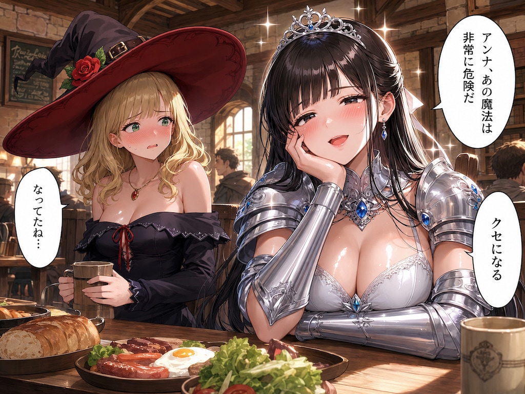 姫騎士と共鳴の魔法