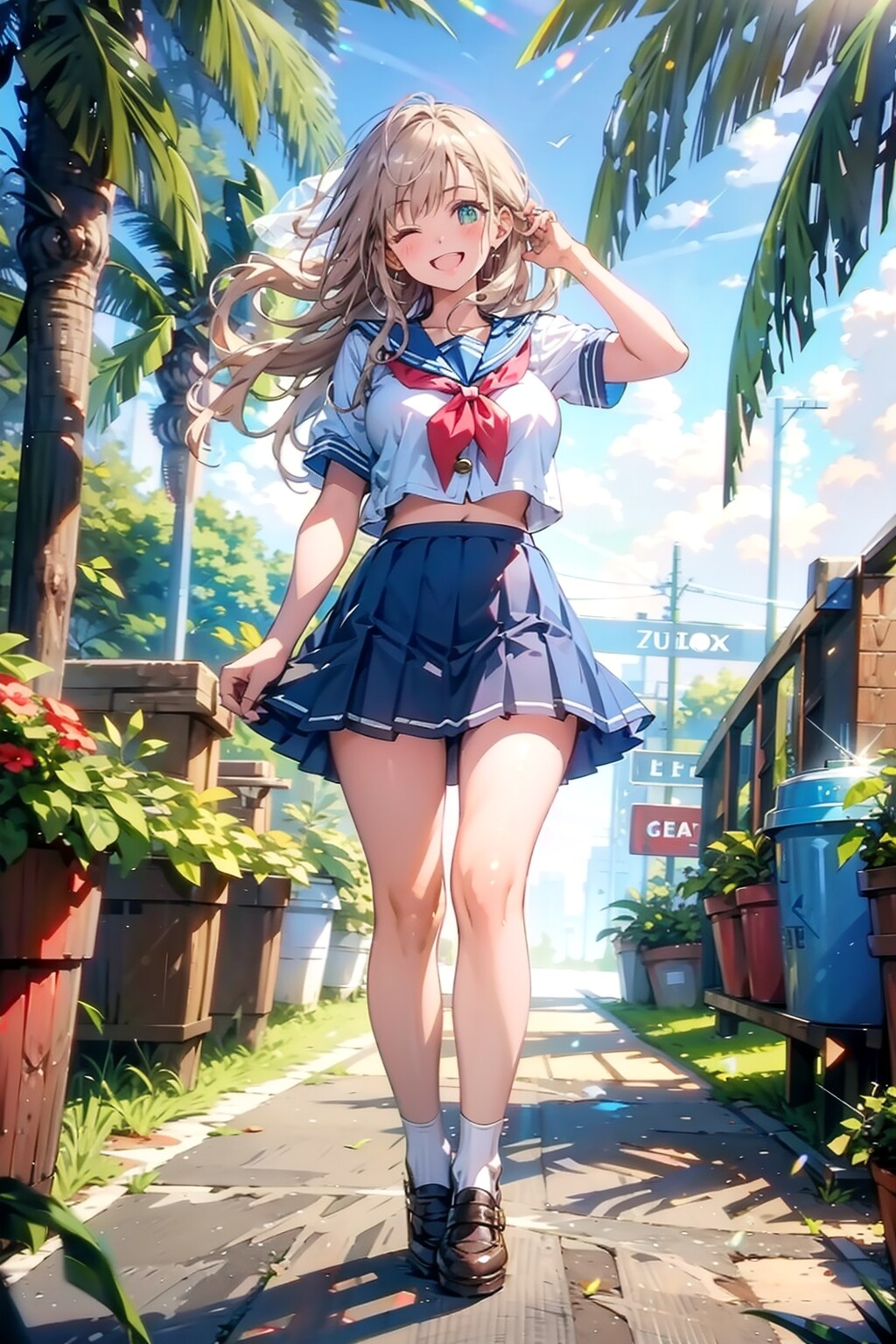 セーラー服夏バージョン