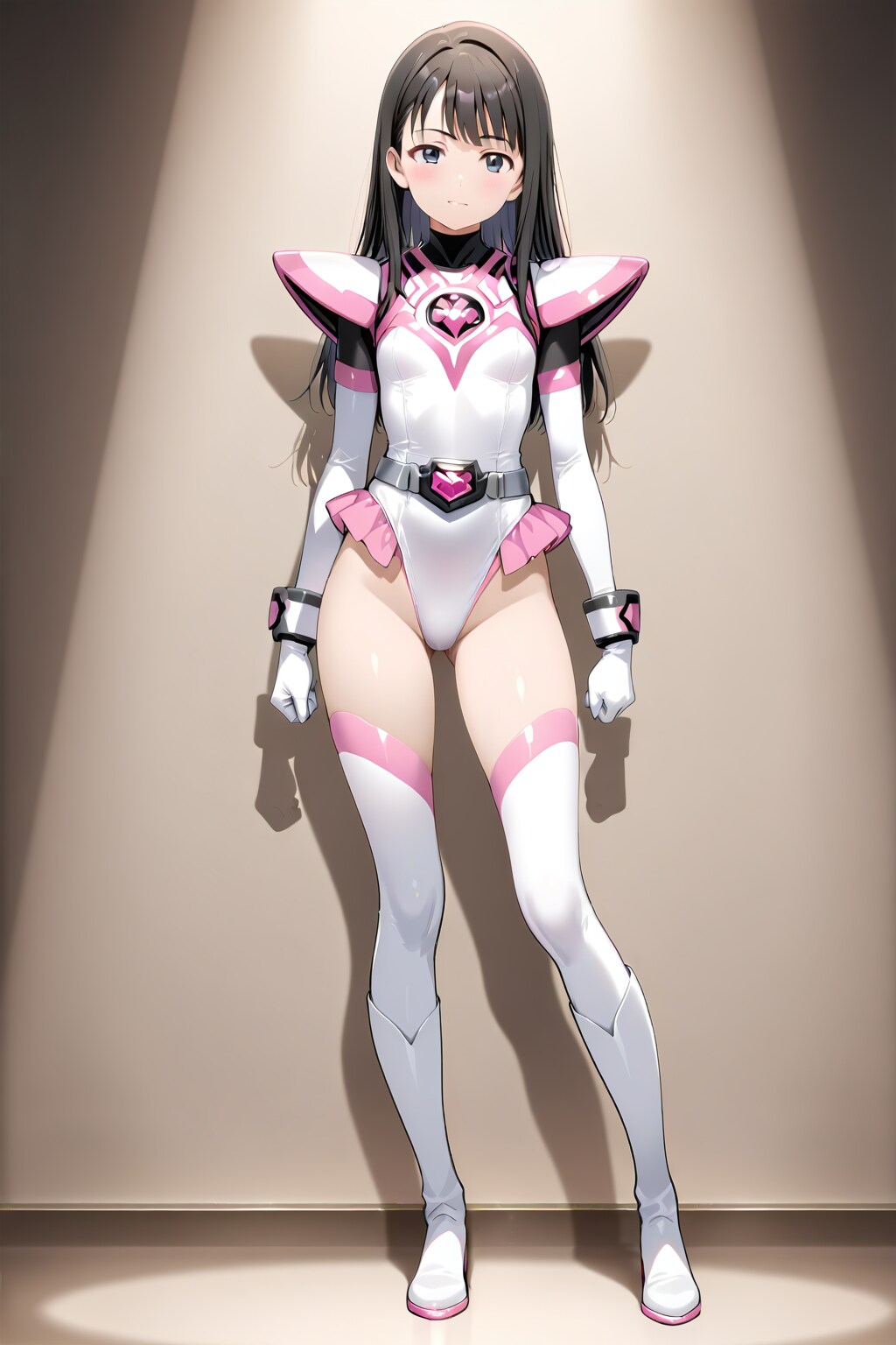 戦隊ヒロインのような女の子