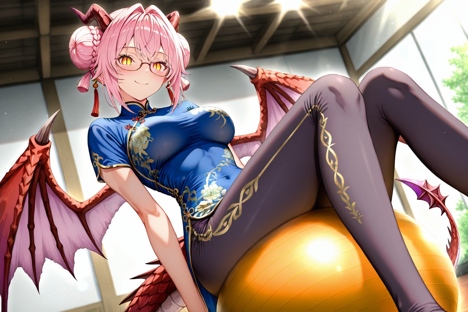 🐉【体操のお姉さん】セレスティア・リン (Celestia Linn) 🤸 | の人気AIイラスト・グラビア