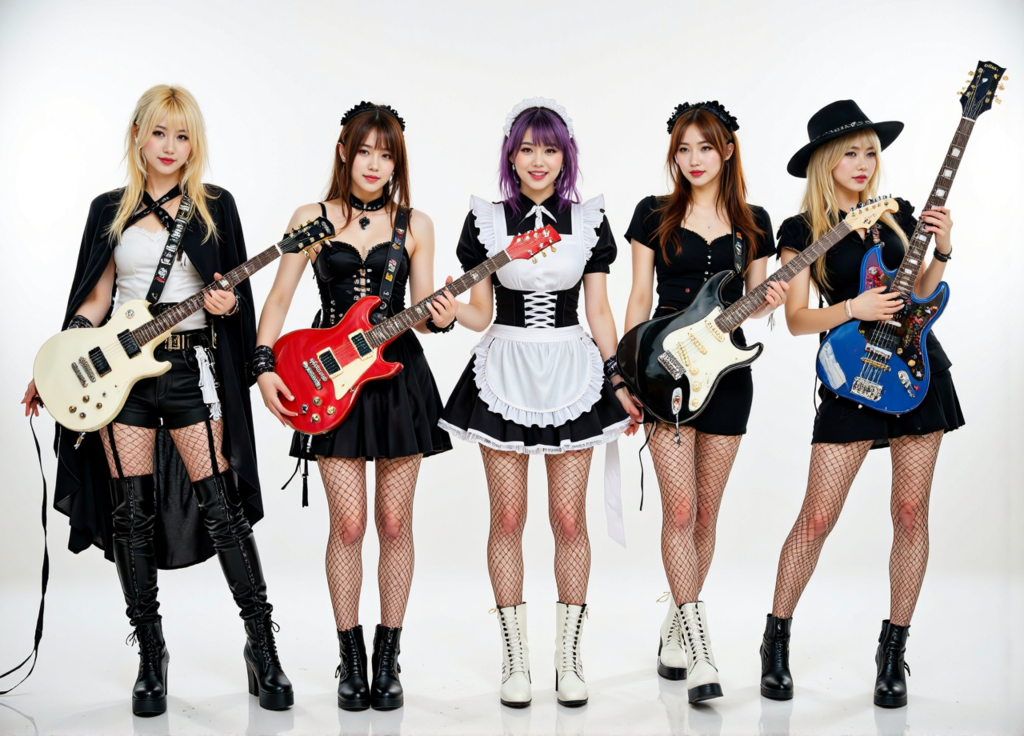 バンドメンバーを集めてライブ