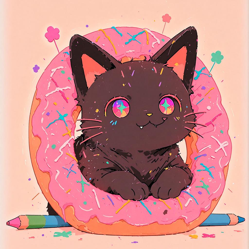 『ドーナッツ⁉︎』 | の人気AIイラスト・グラビア