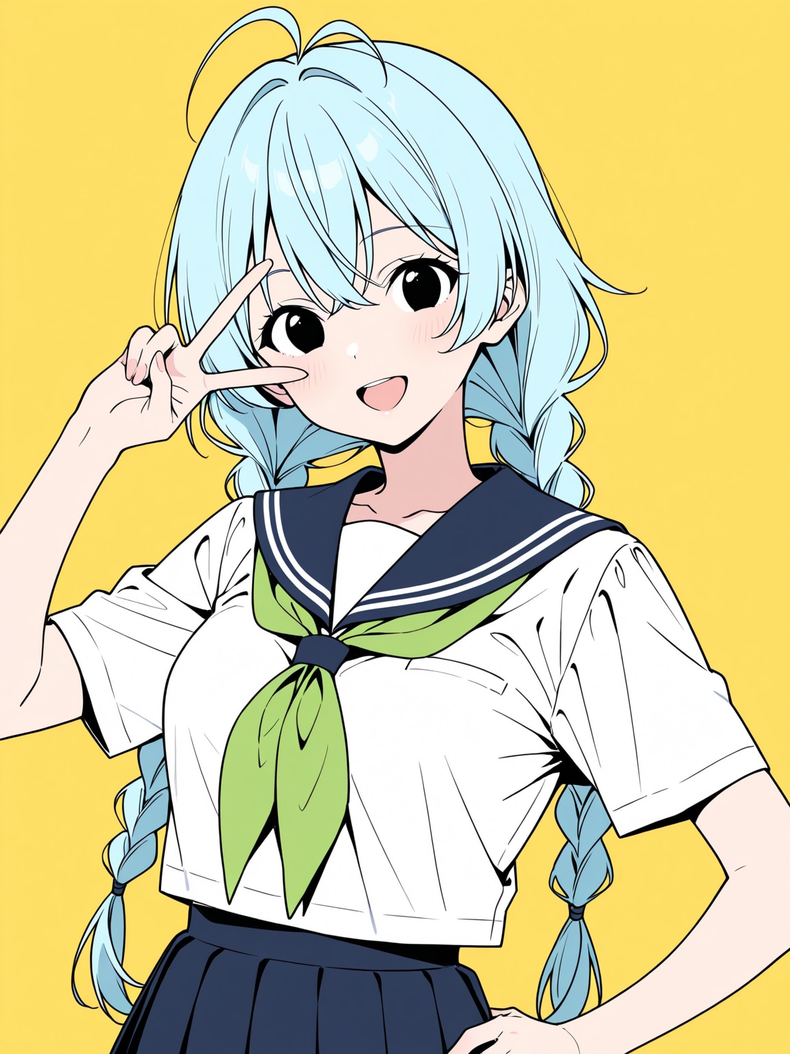 はっぴ～ピース(100投稿チャレンジ 27/100) | の人気AIイラスト・グラビア