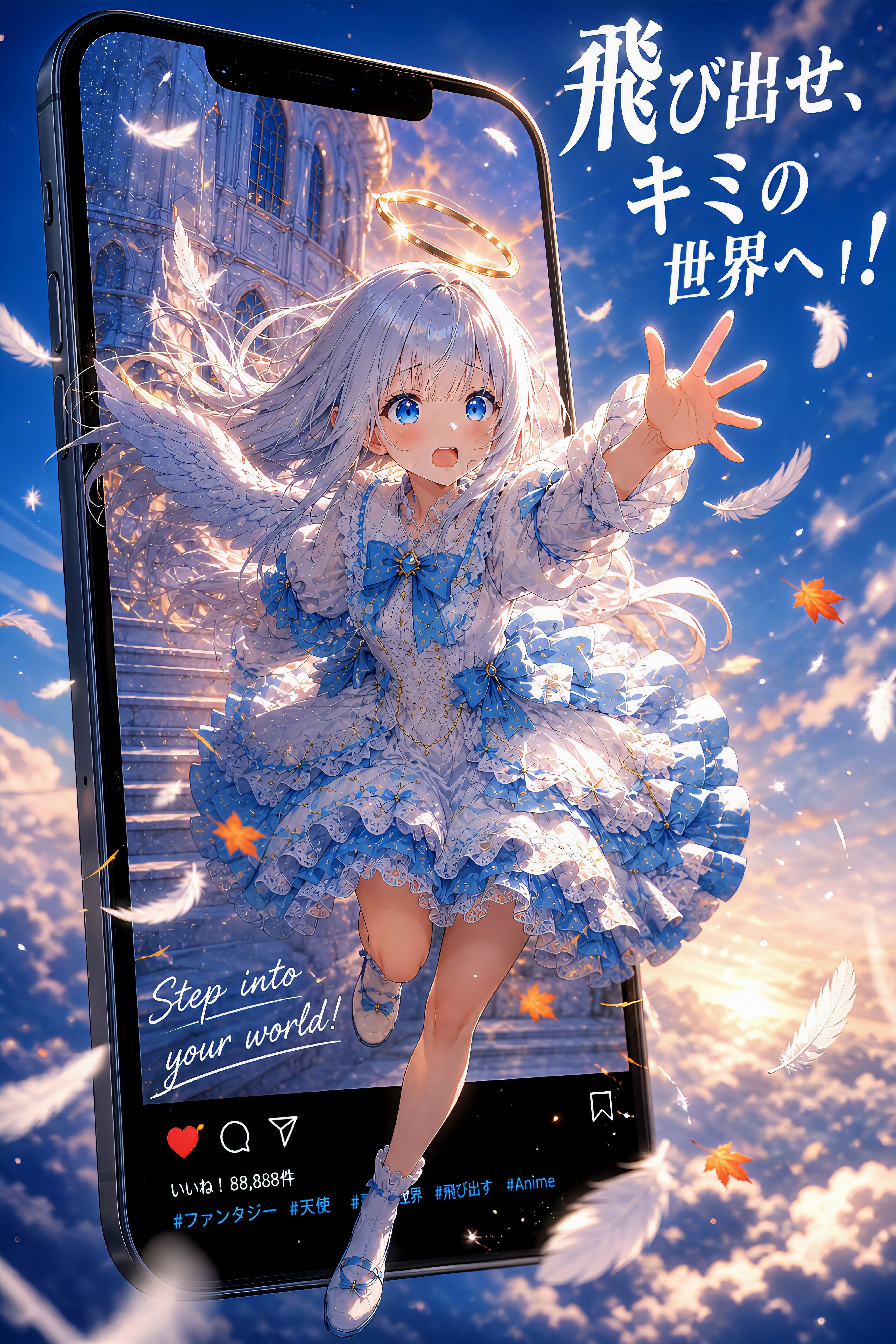飛び出せ君の世界へ！ | の人気AIイラスト・グラビア