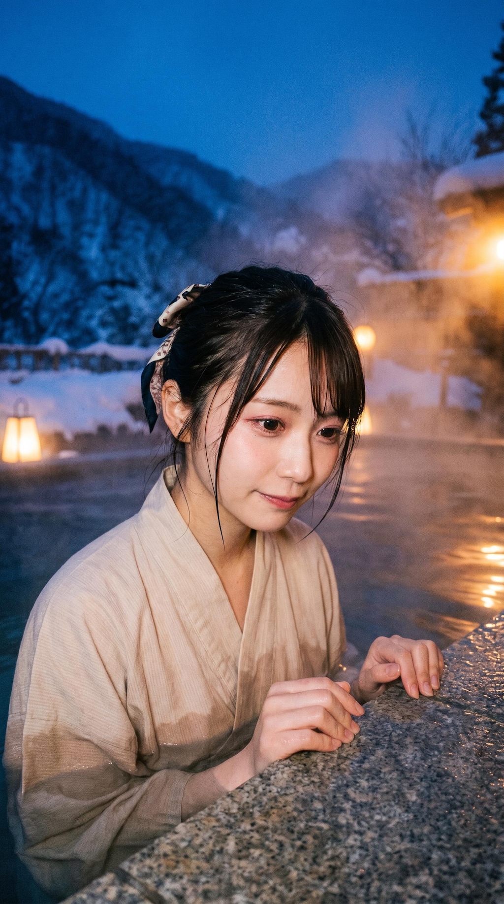Quiet Moments in the Onsen