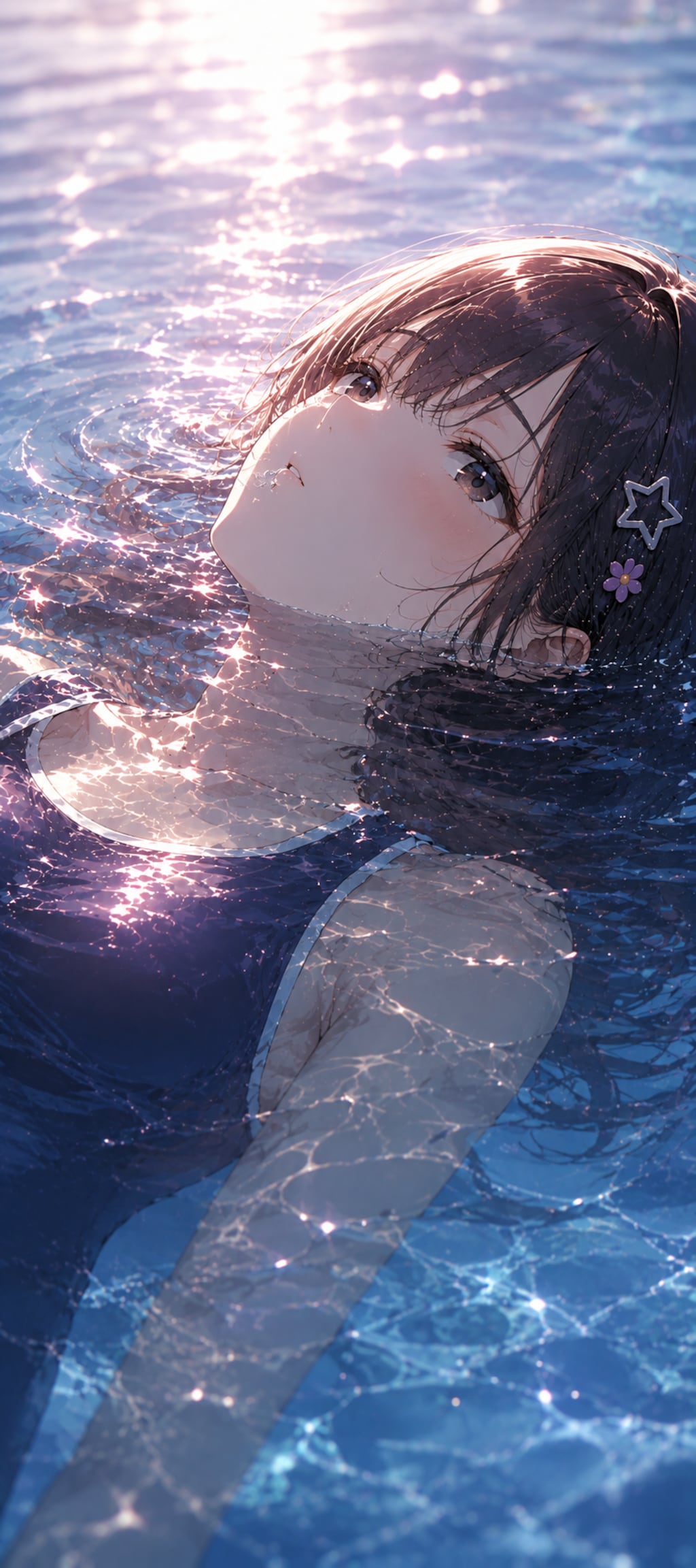 夏音さん、ぶくぶくする