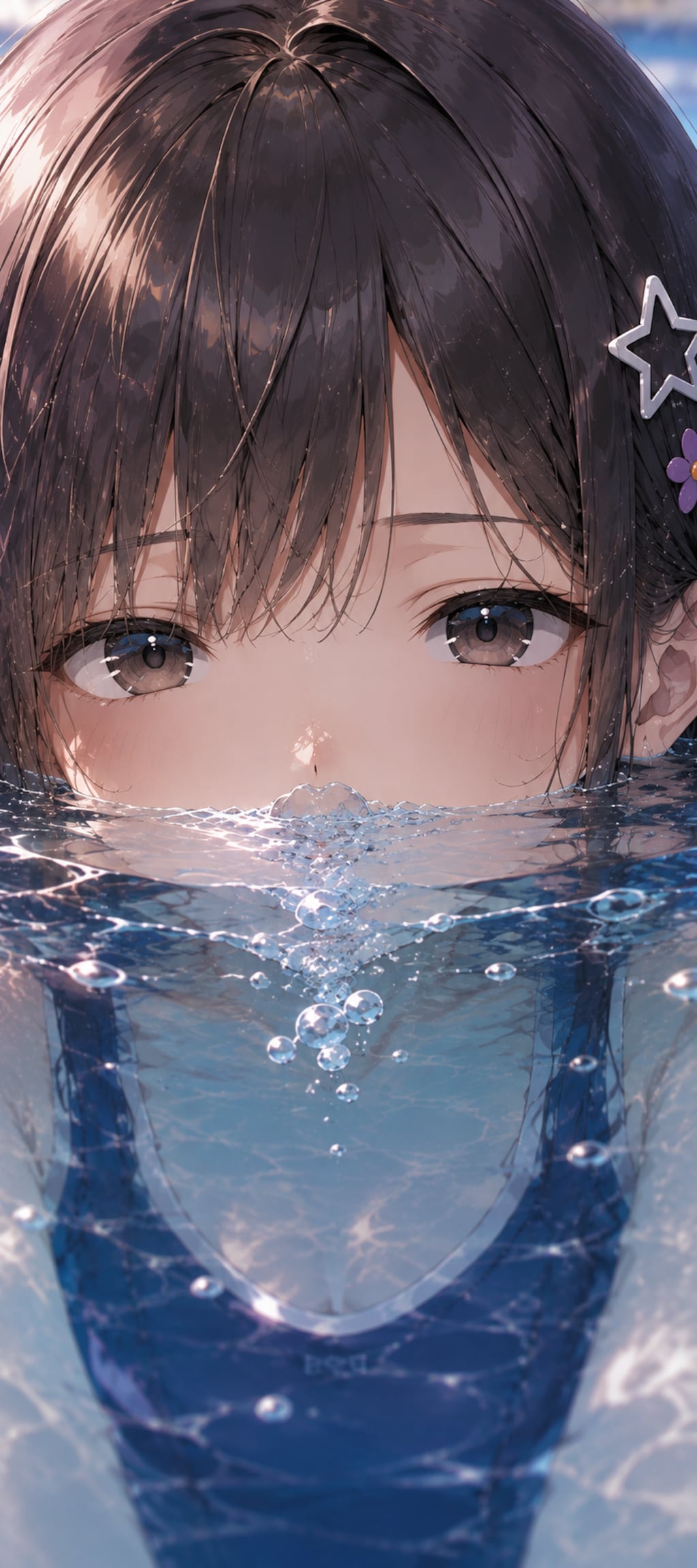 夏音さん、ぶくぶくする