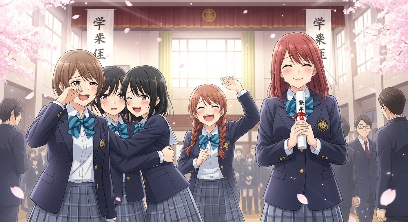 卒業式 | の人気AIイラスト・グラビア