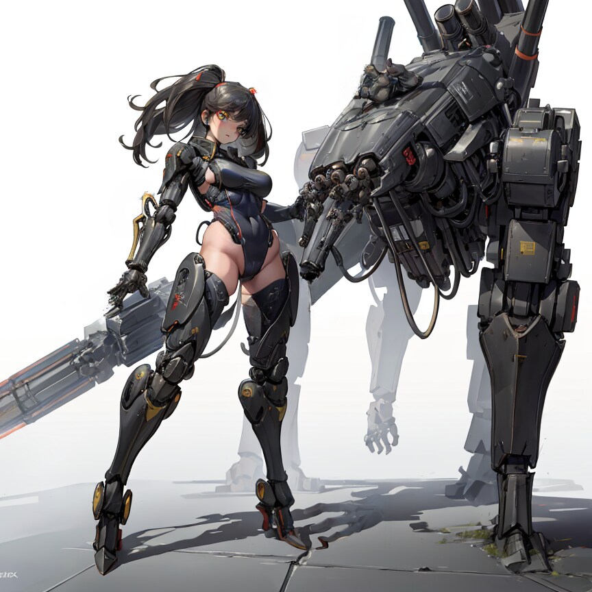 Girl and Robot1160