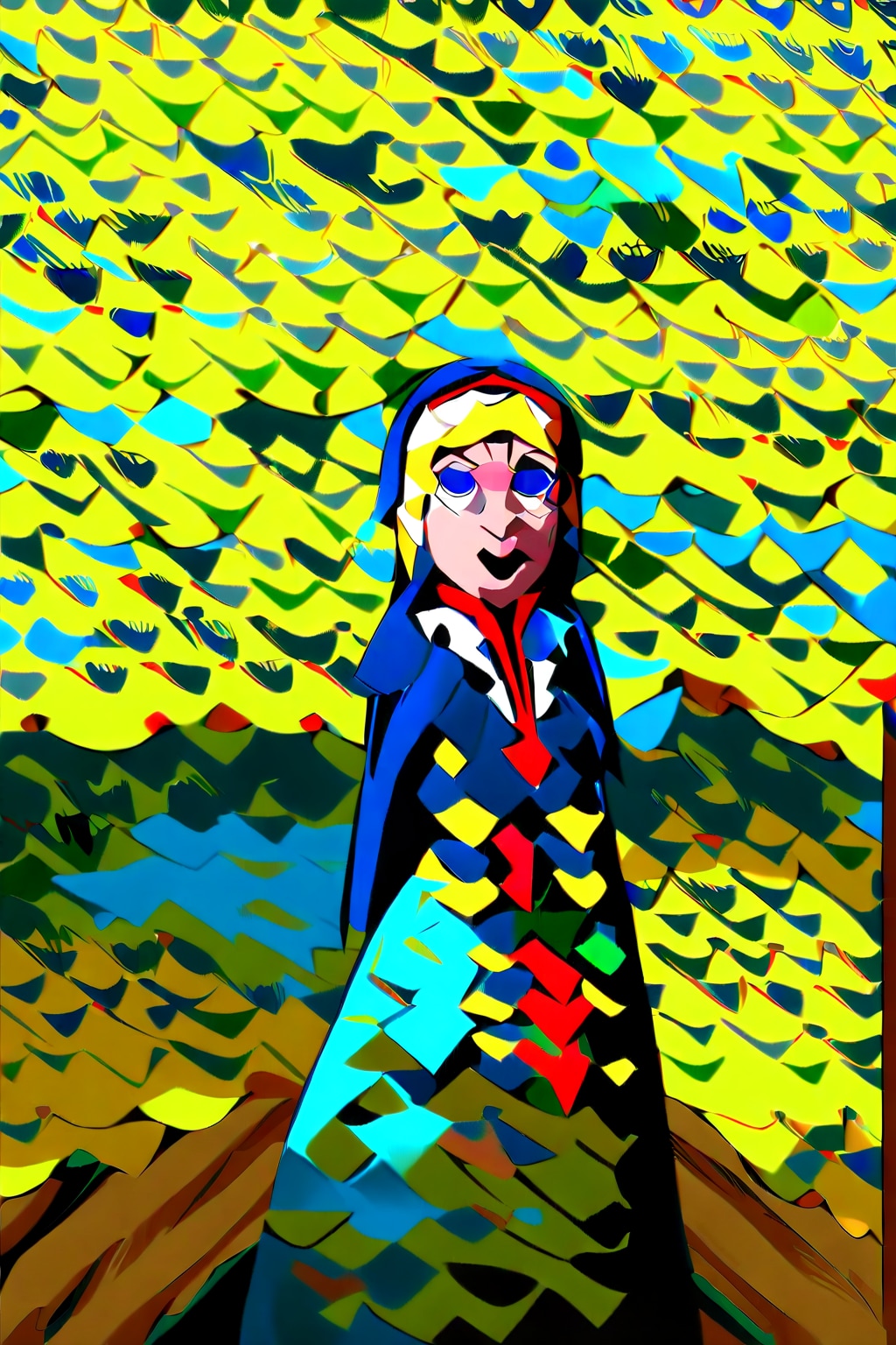 魔法少女 134 ゴッホ風