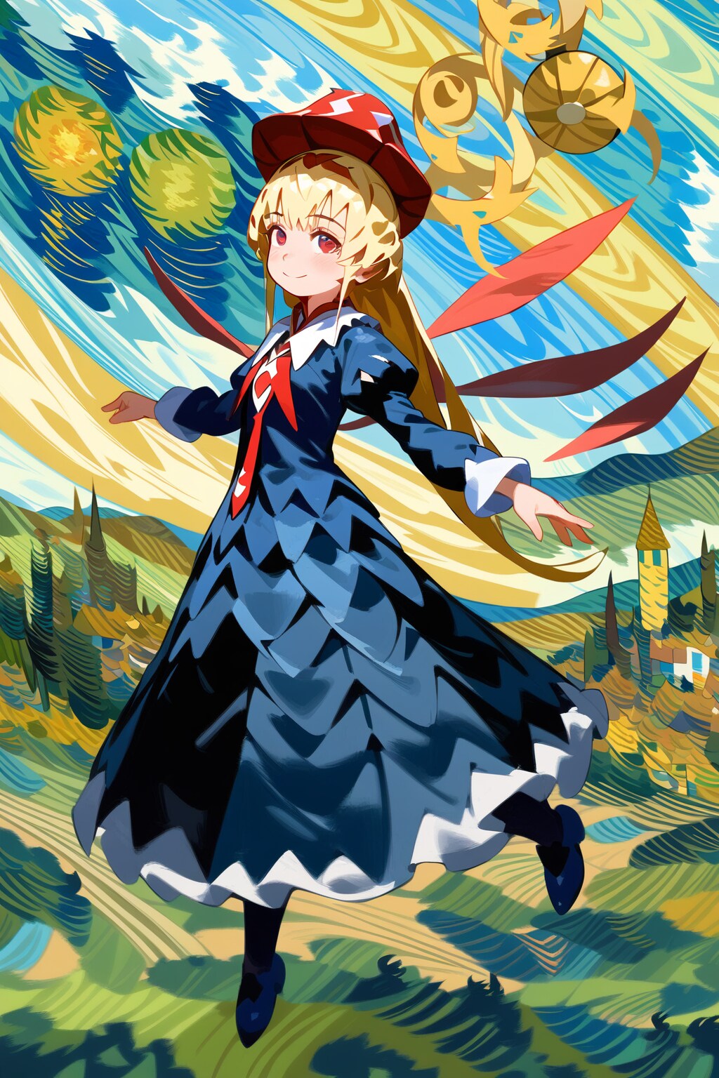 魔法少女 134 ゴッホ風