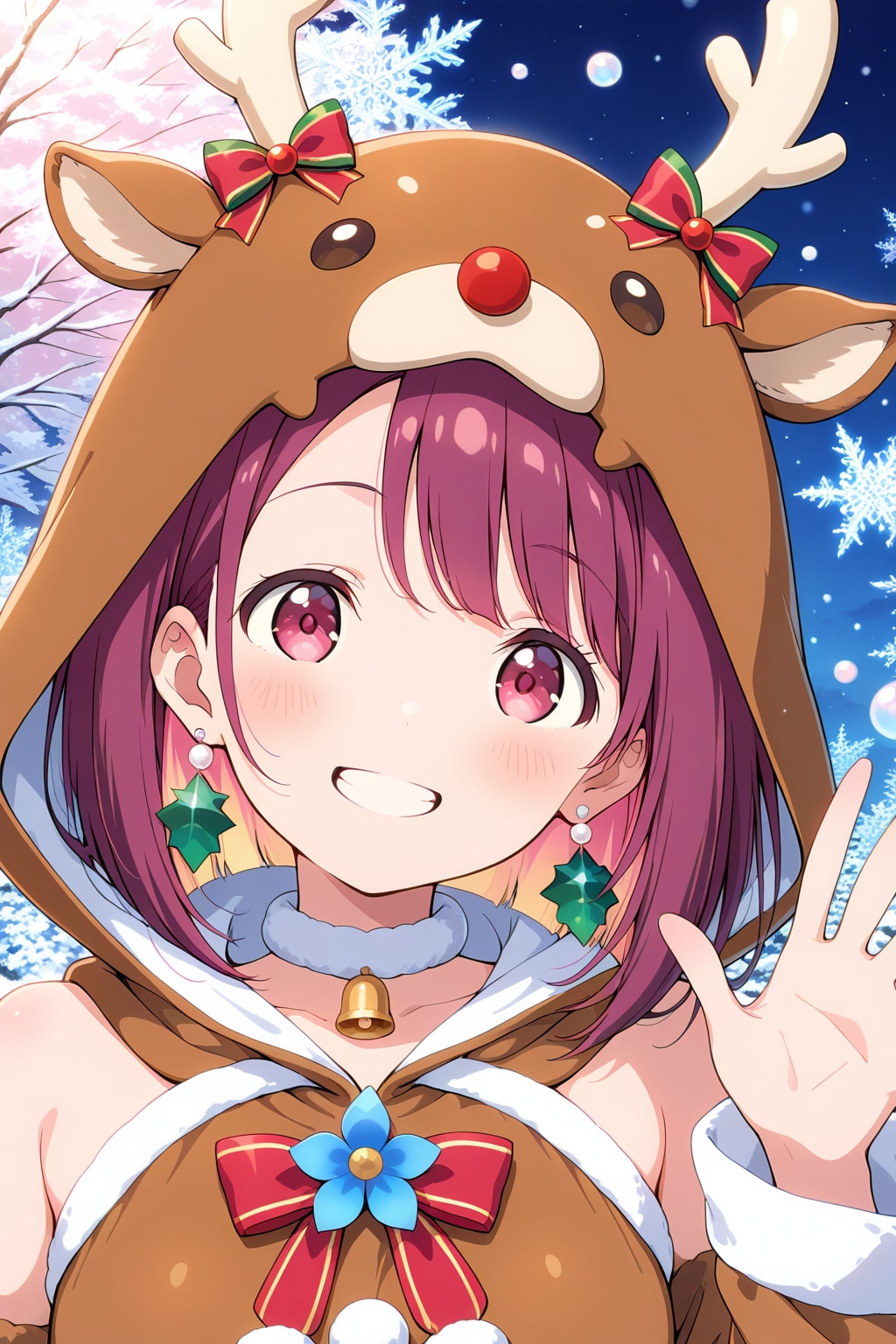 Hreindýr Prisma-chan!! (Mynd af jólahreindýri) | の人気AIイラスト・グラビア