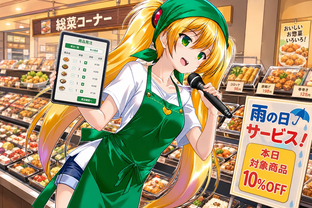 今の季節はお惣菜がお買い得！☔