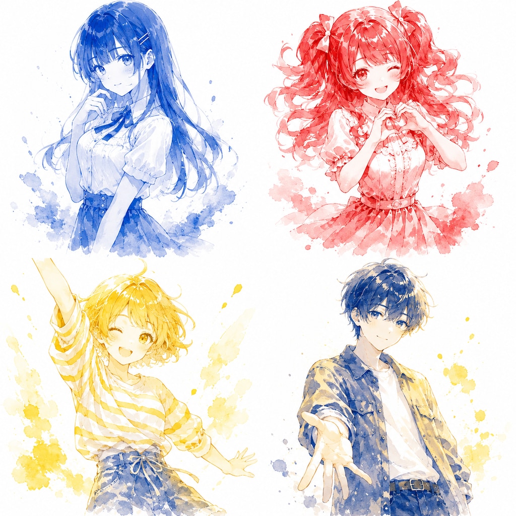 4 colors