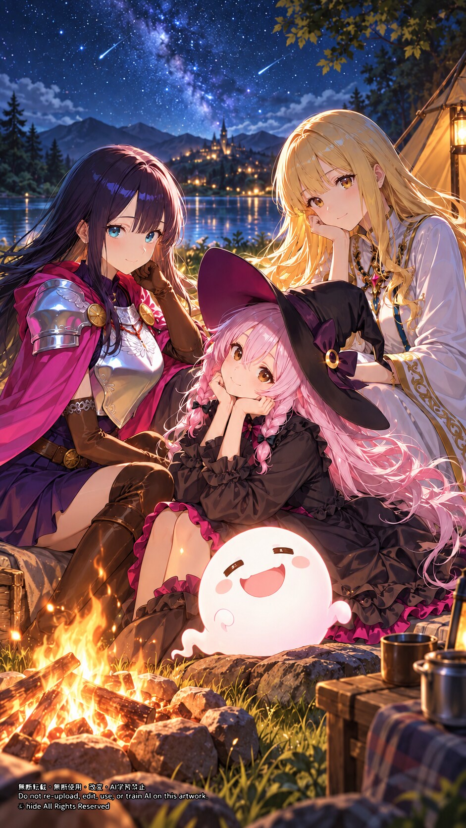 ⚔️🪄✨ 美月さんたち、夜の作戦会議 | の人気AIイラスト・グラビア