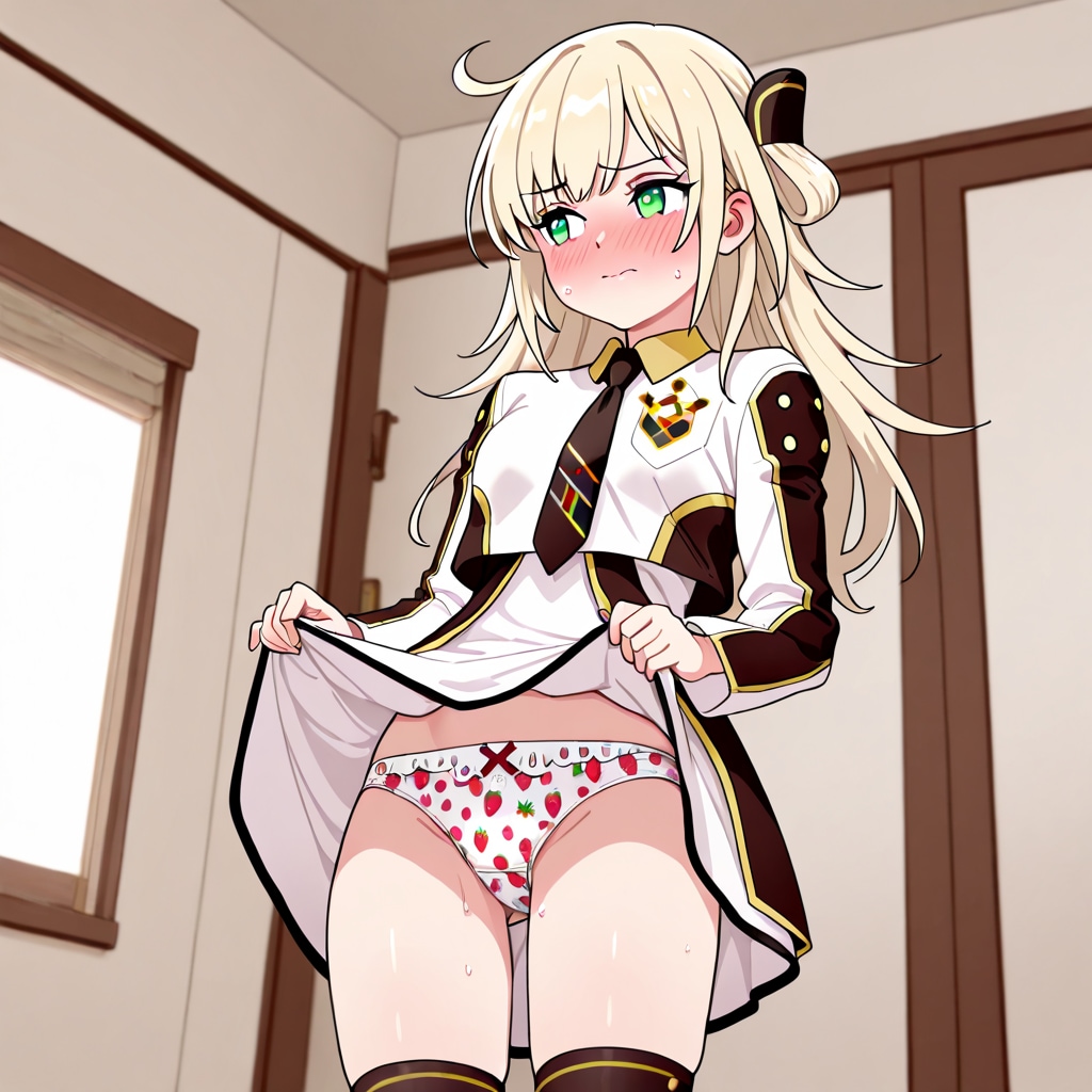 閃刀姫レイのたくし上げパンチラ集