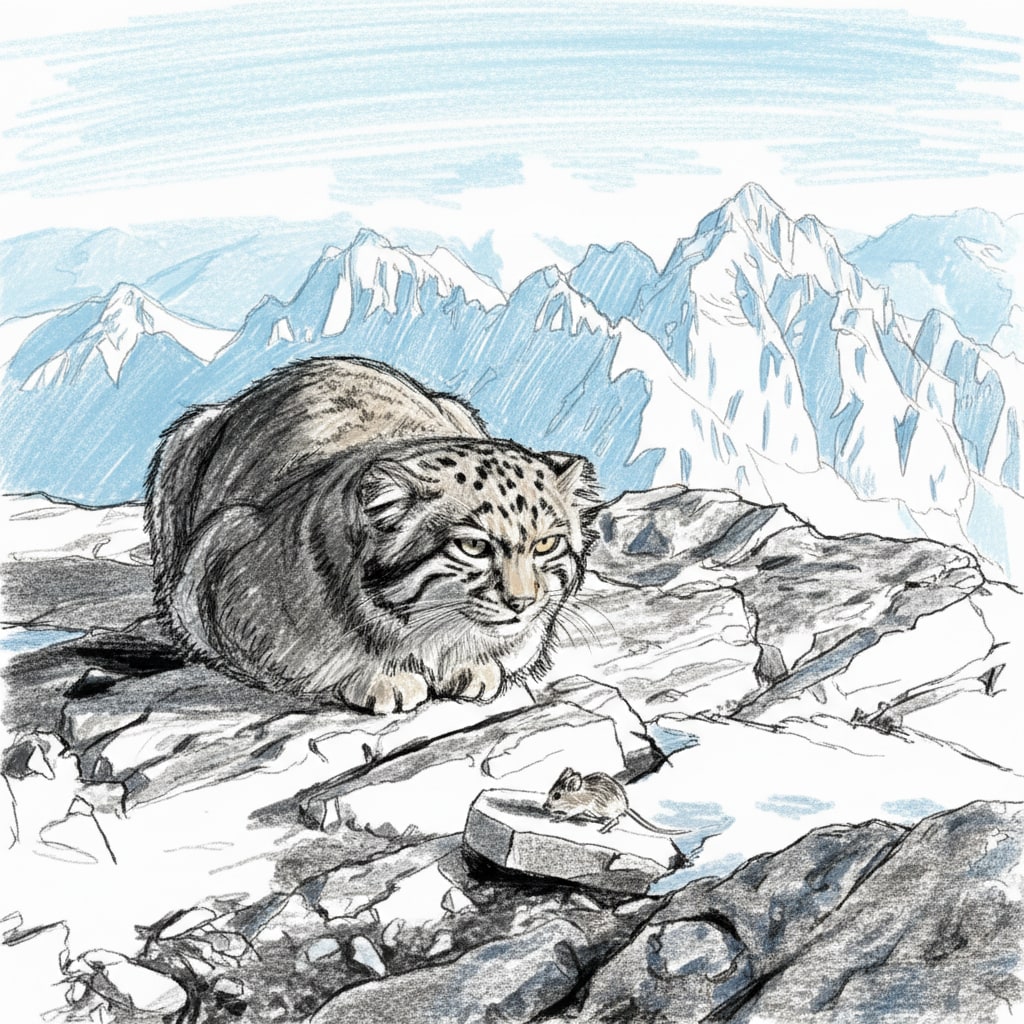 マヌルネコ@山頂 | の人気AIイラスト・グラビア