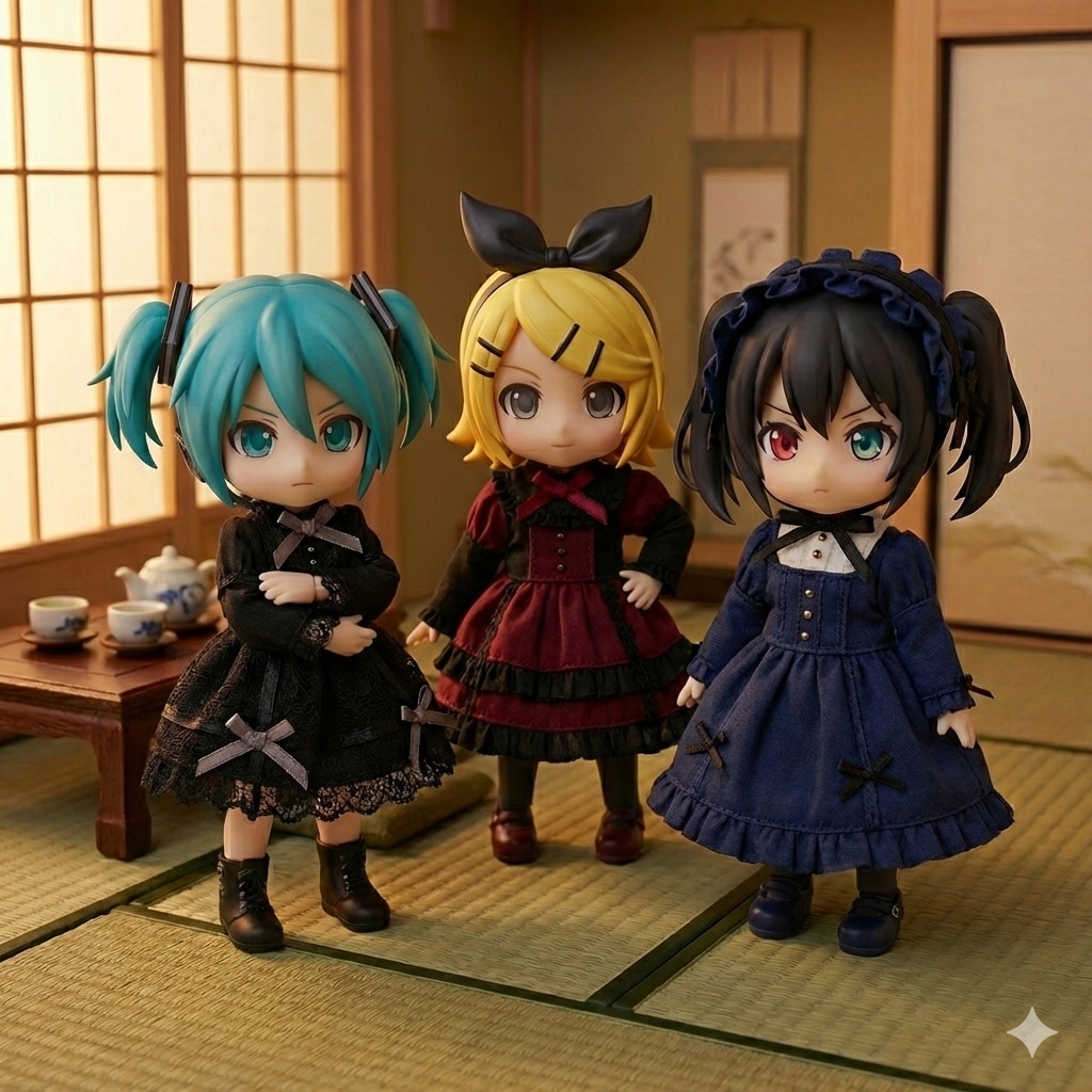 ゴシック ミクちゃん達