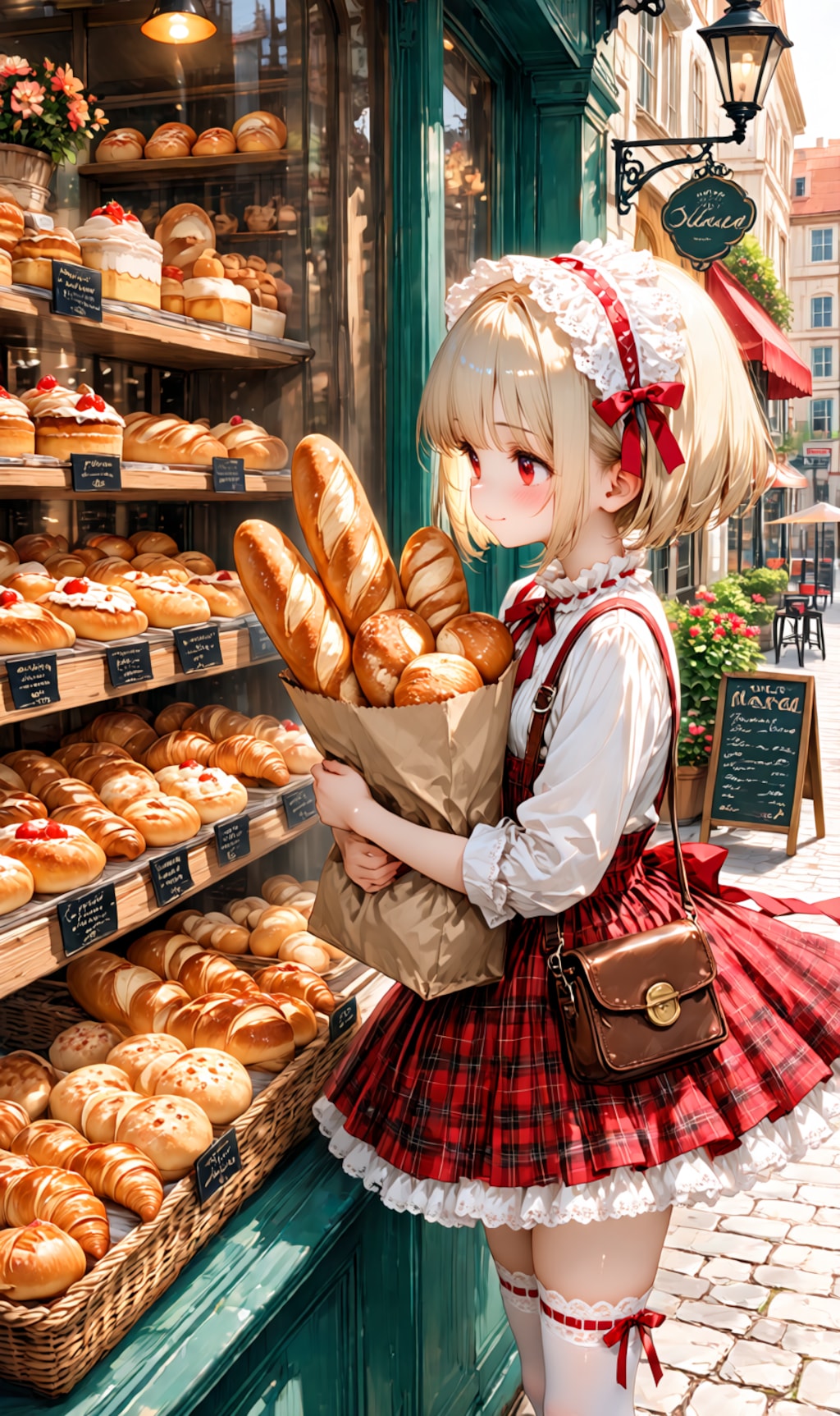 narrow European alley,