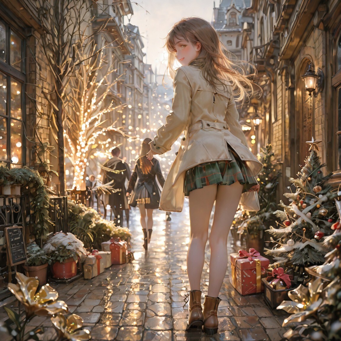 Forsythia flower Girl(12/21) | の人気AIイラスト・グラビア