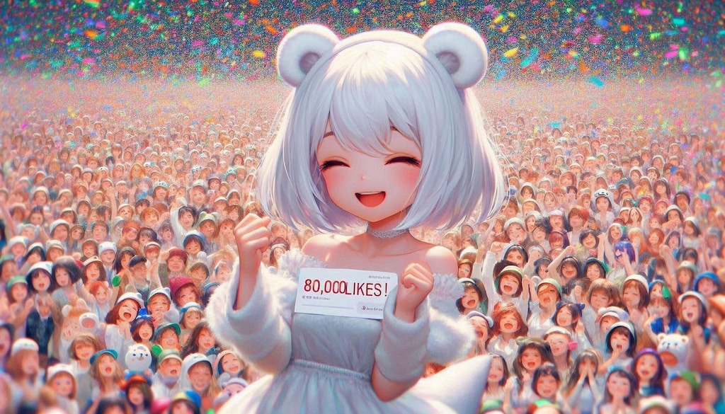 80,000いいね御礼