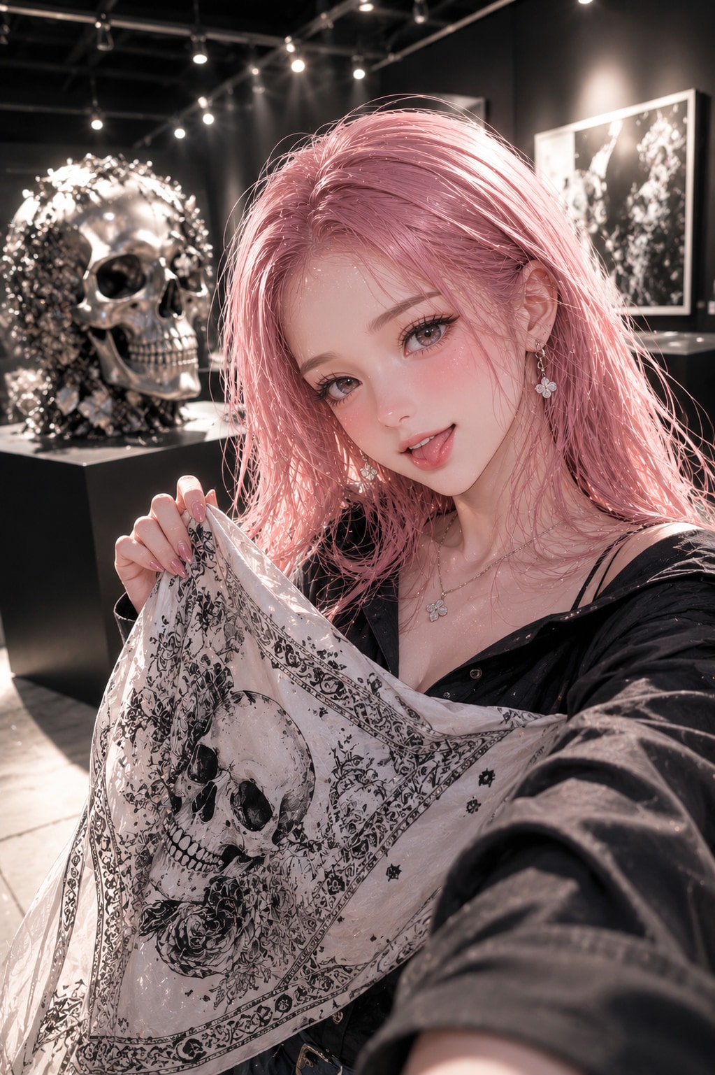 落果ちゃんはこの闇さえ、かわいく着こなしてみせるっ♡