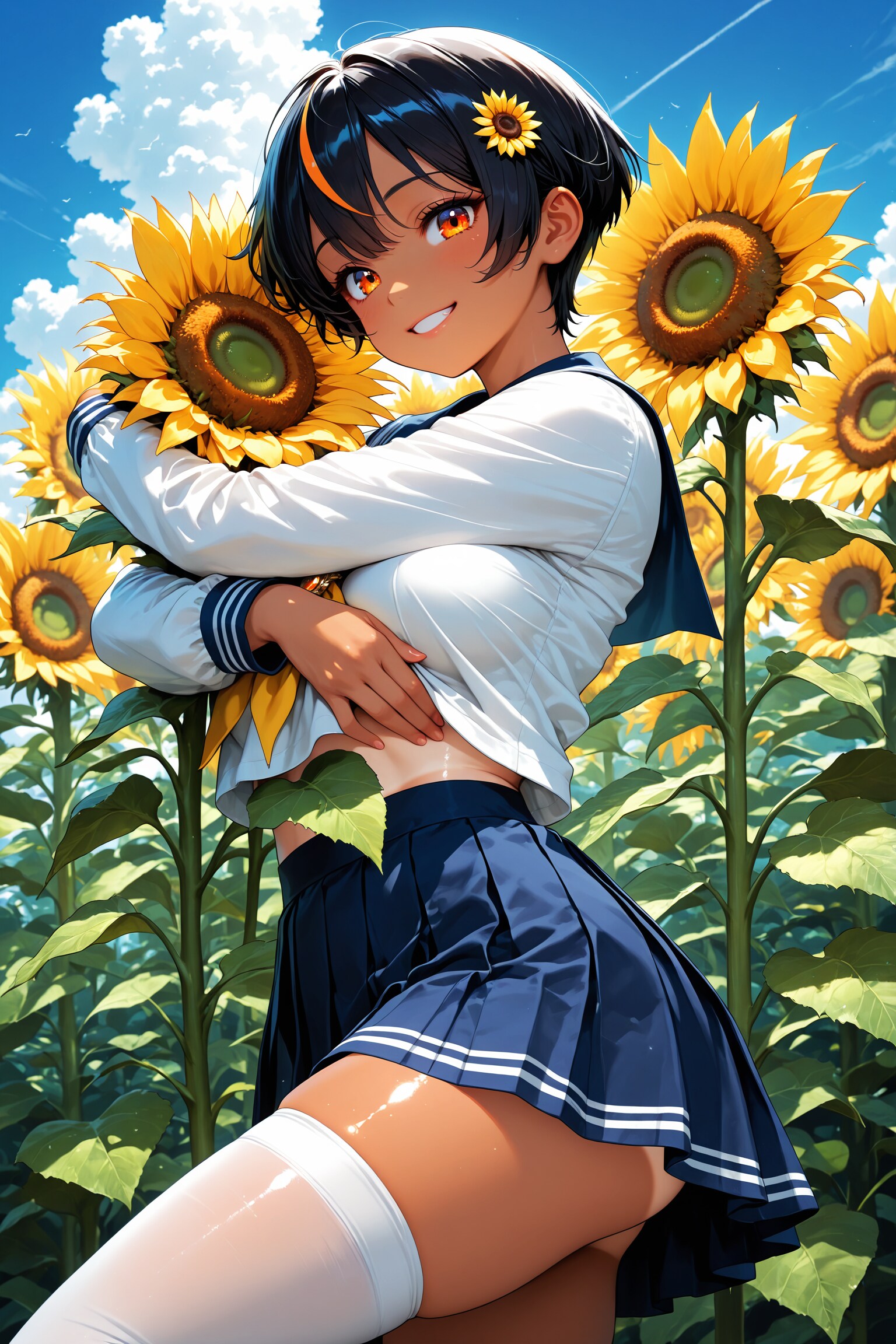 ひまわり　　chapter4 | の人気AIイラスト・グラビア