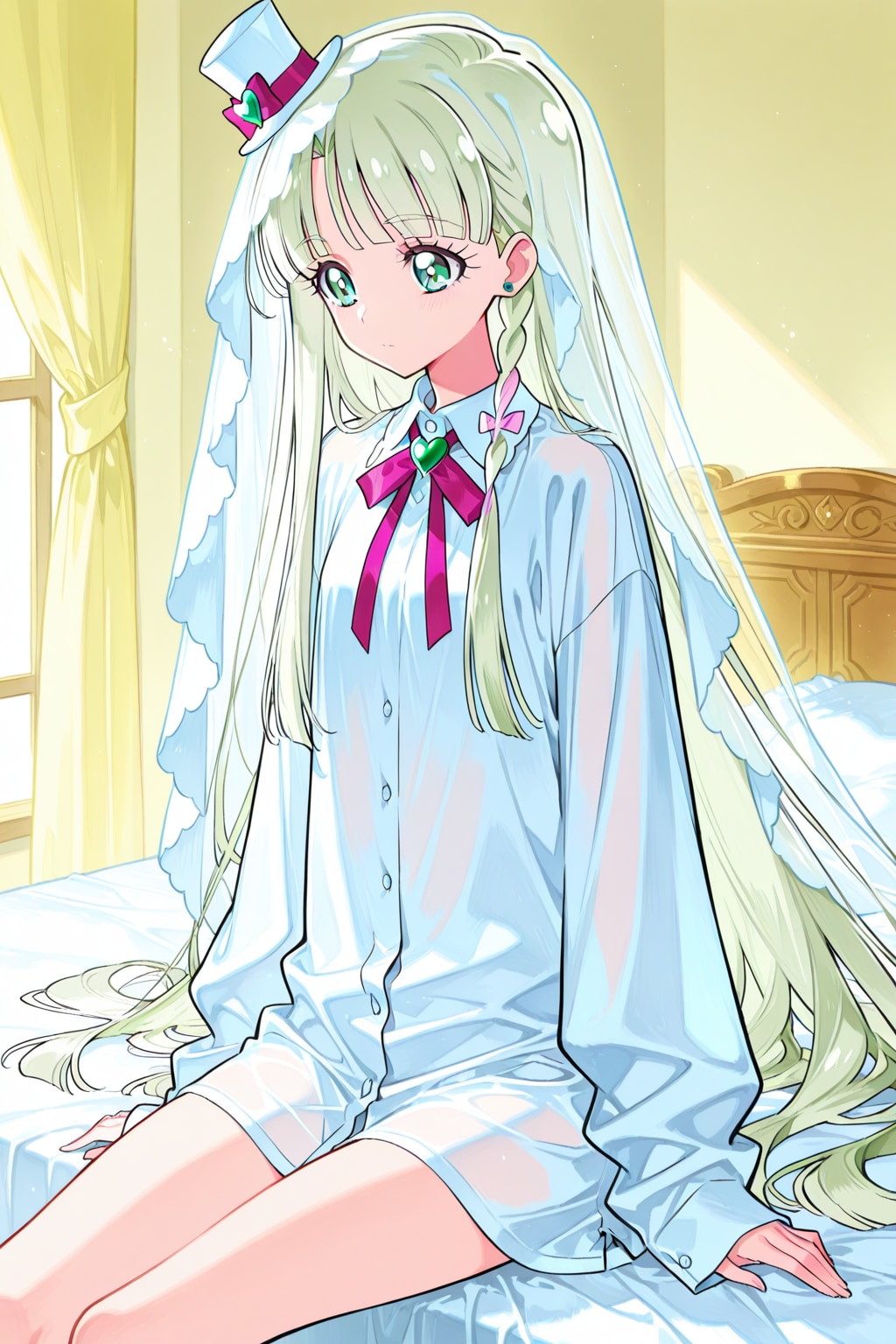 帽子と少女