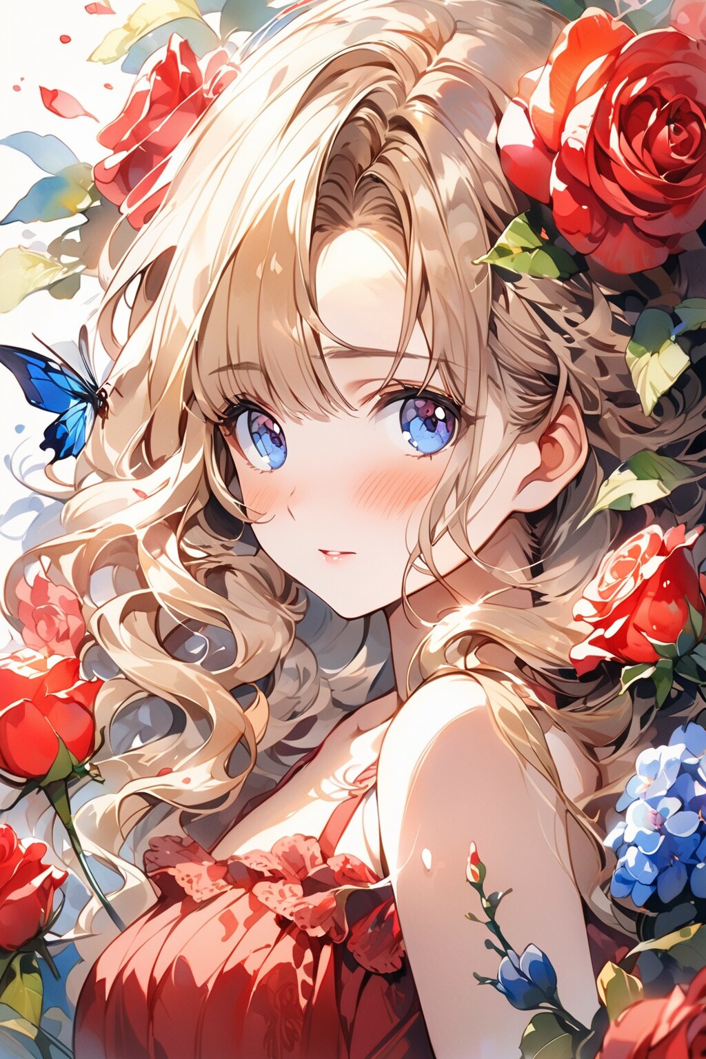 赤。 | の人気AIイラスト・グラビア