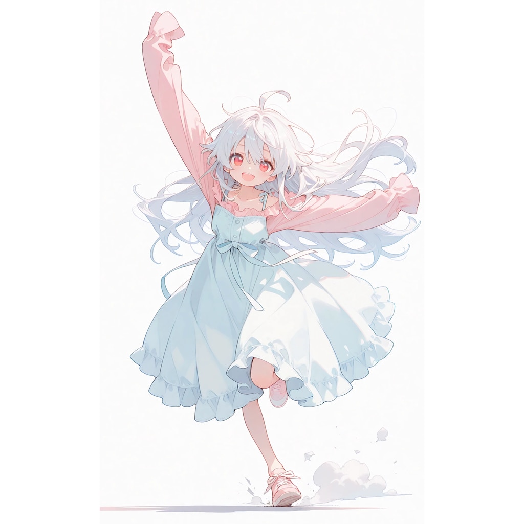 姉の服を着てはしゃぐ妹