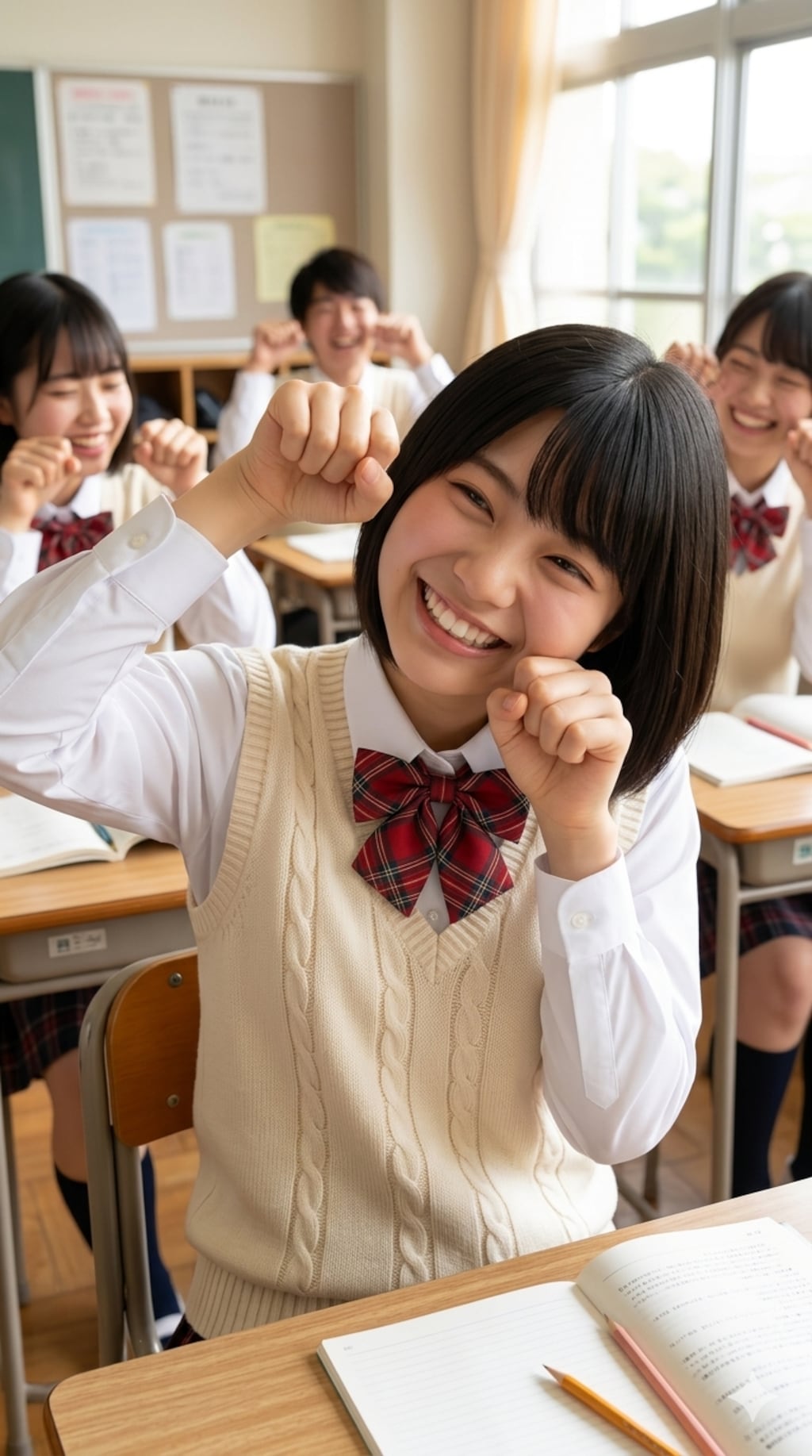 『可愛さの暴動』が発生！！世界を救う圧倒的スマイルとゴロにゃんポーズを4枚凝縮して、全人類へ緊急シェア！！💦✨